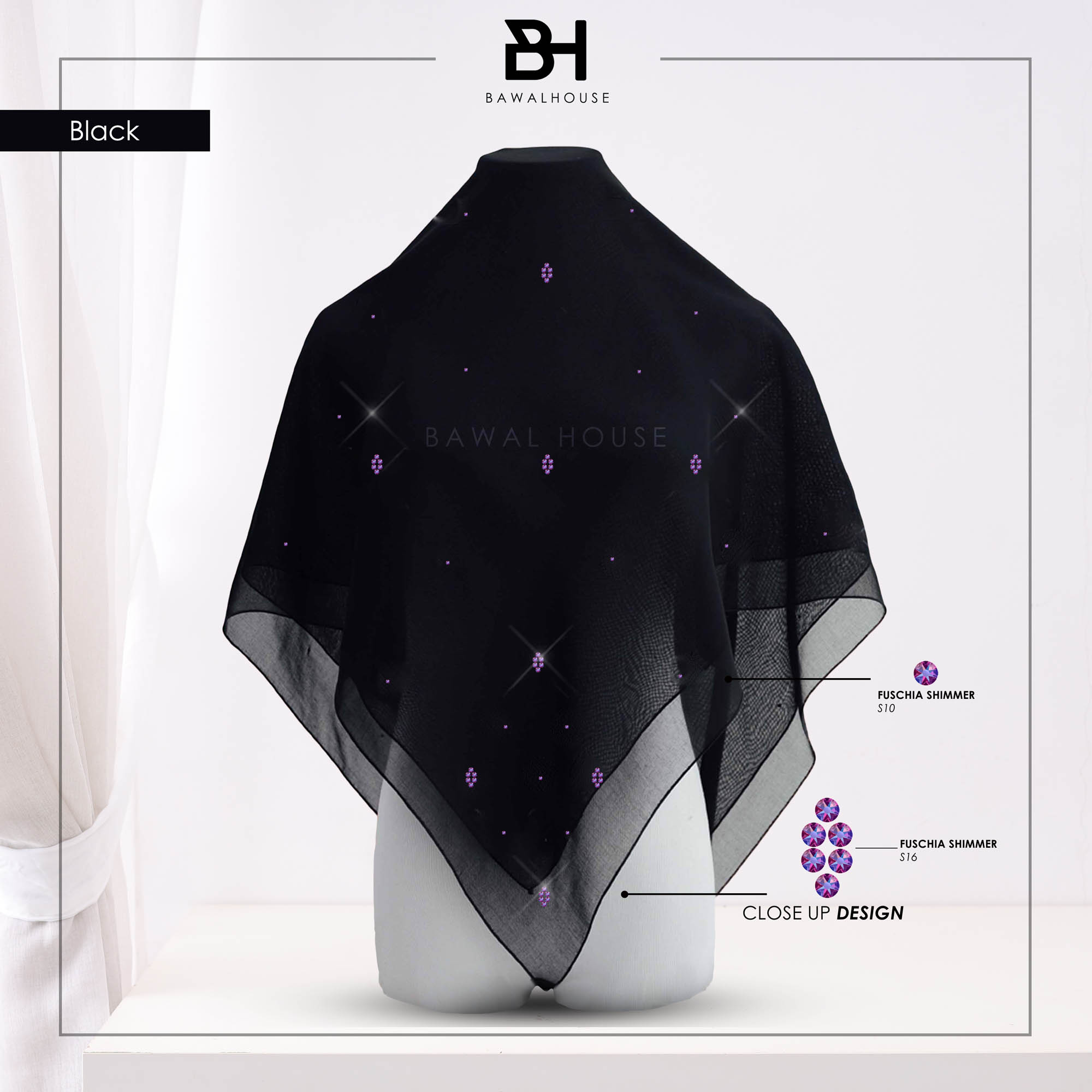 Bawal Nirmala Luxe BH01 (Black)