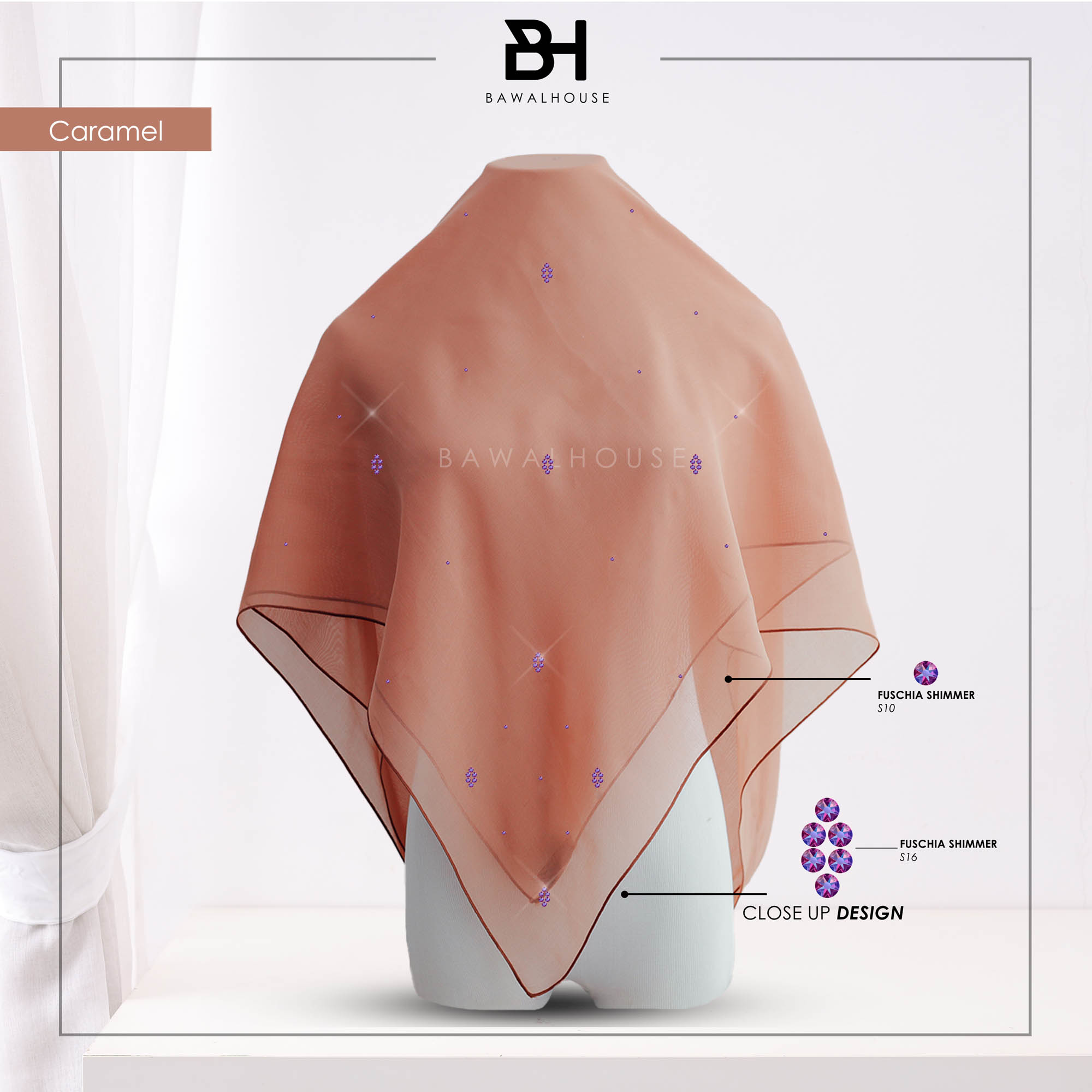 Bawal Nirmala Luxe BH11 (Caramel)