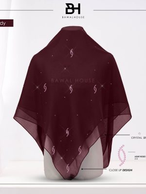 Bawal Dahlia Luxe BH32 (Burgundy)