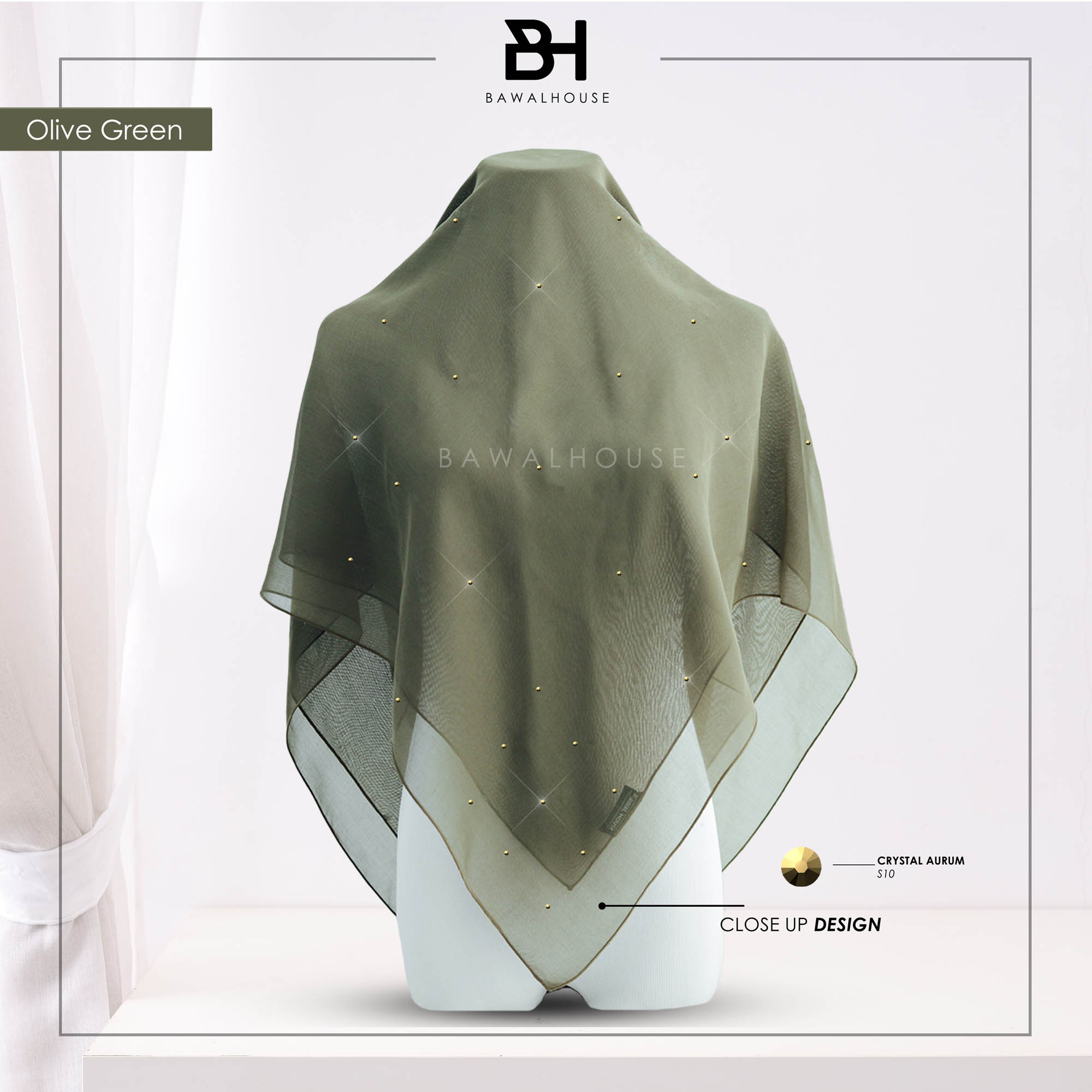 Delia Aurum BH50 (Olive Green)