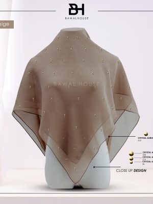 Bawal Mutiara Raindrop Luxe BH60 (French Beige)