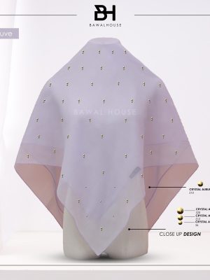 Bawal Mutiara Raindrop Luxe BH33 (Light Mauve)