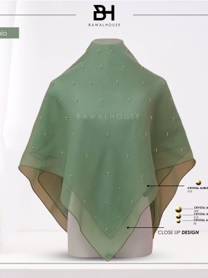 Bawal Mutiara Raindrop Luxe BH49 (Pistachio)