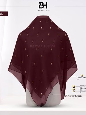 Bawal Mutiara Raindrop Luxe BH32 (Burgundy)