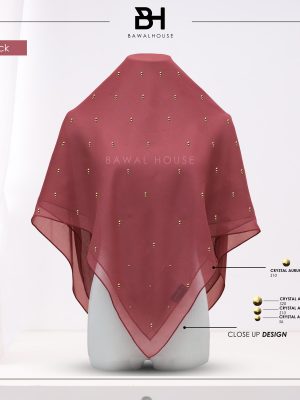 Bawal Mutiara Raindrop Luxe BH30 (Old Brick)