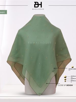 Bawal Mutiara Raindrop Luxe BH49 (Pickle Green)