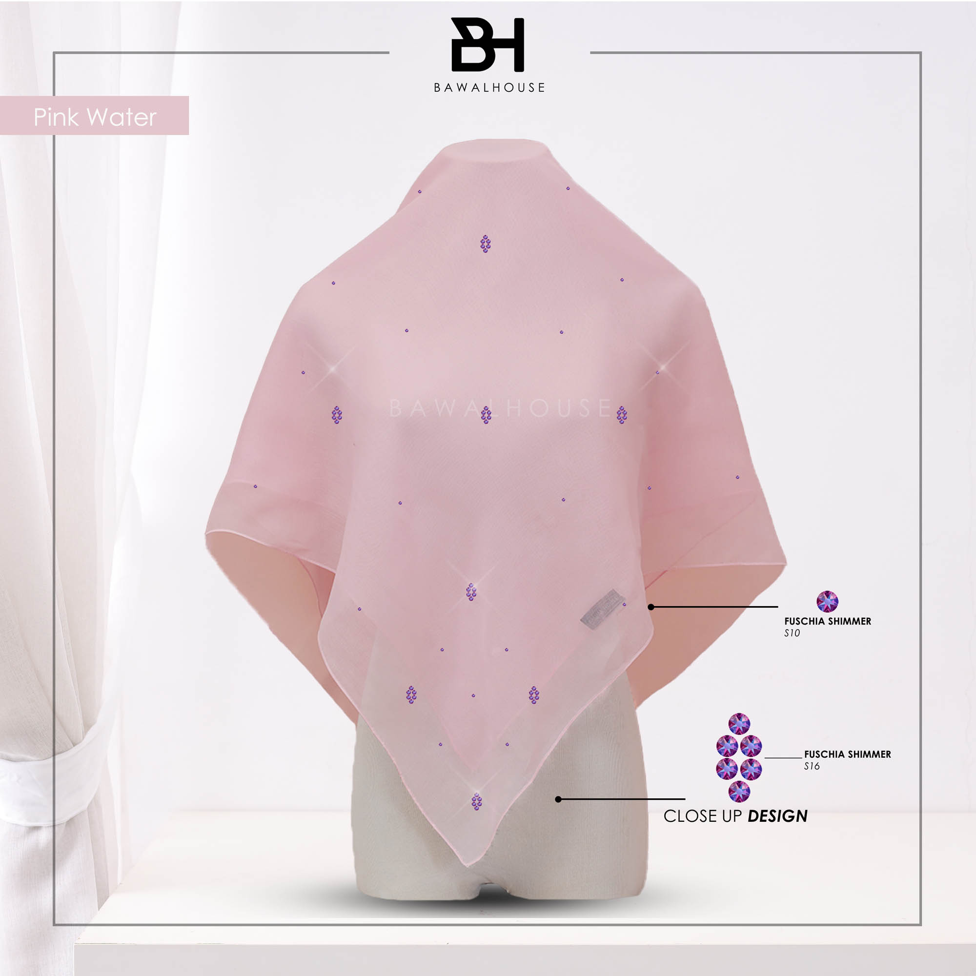 Bawal Nirmala Luxe BH22 (Pink Water)