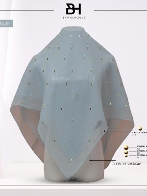 Bawal Mutiara Raindrop Luxe BH45 (Powder Blue)