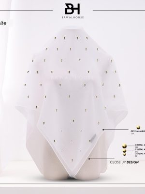 Bawal Mutiara Raindrop Luxe BH02 (Pure White)
