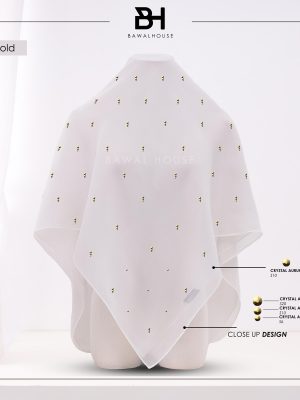 Bawal Mutiara Raindrop Luxe BH03 (White Gold)