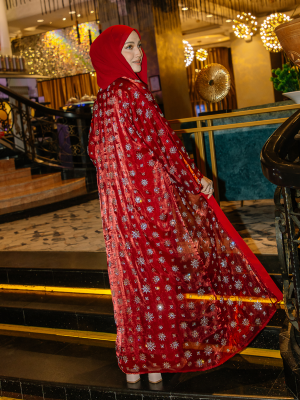 BH02 Maharani Abaya (Maroon)