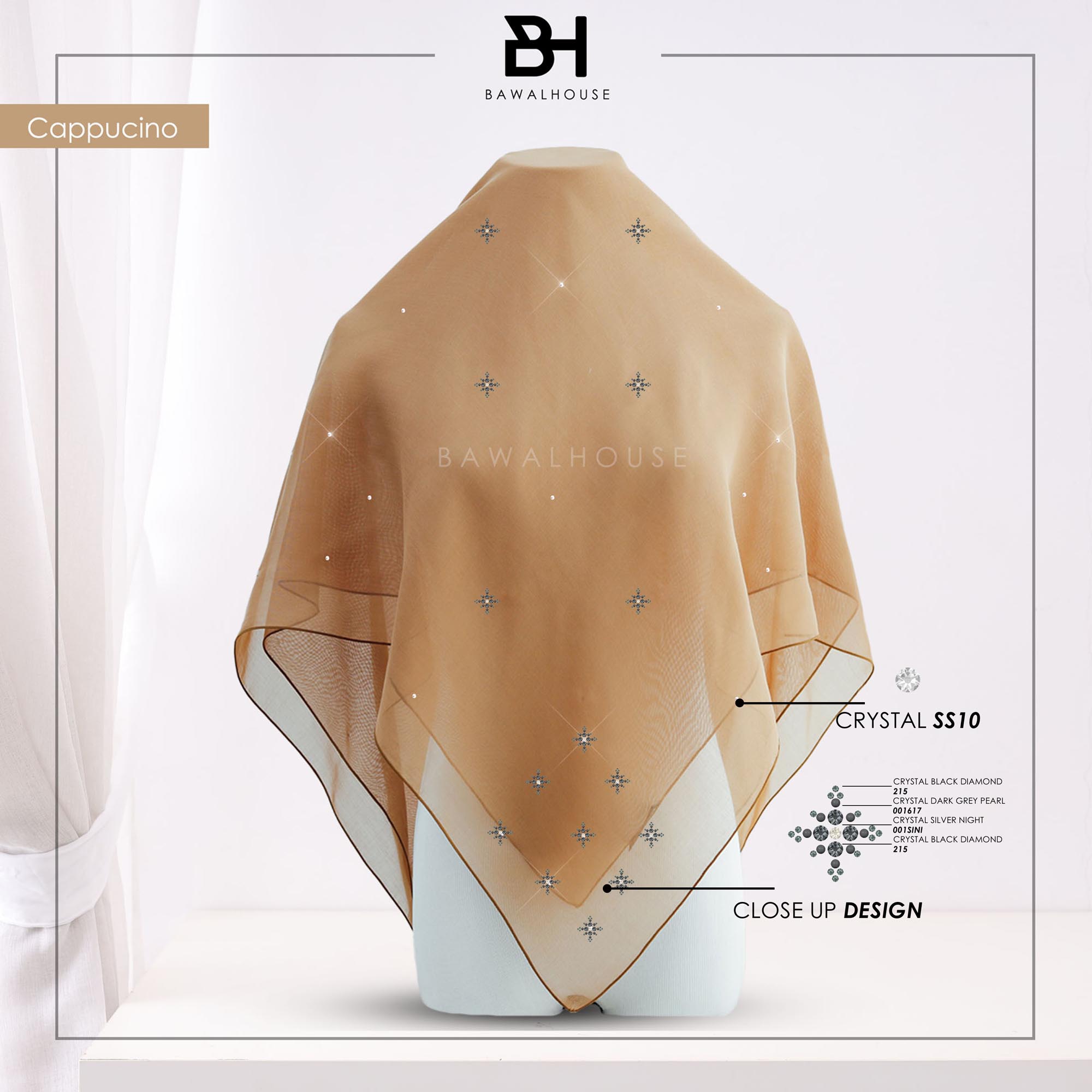 Bawal Kaisara Luxe BH10 (Cappucino)