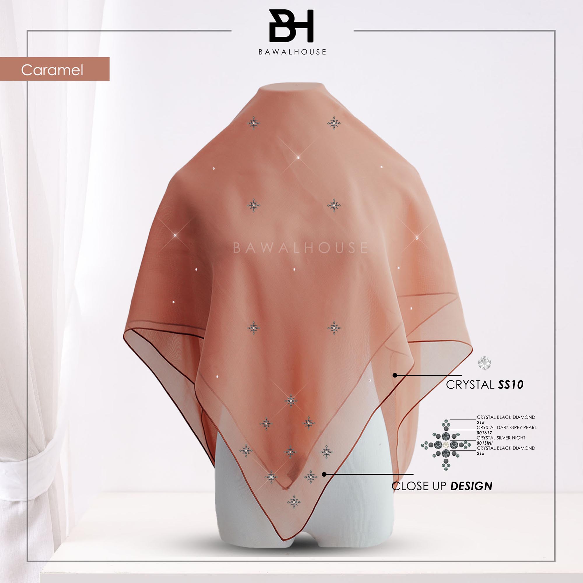 Bawal Kaisara Luxe BH11 (Caramel)