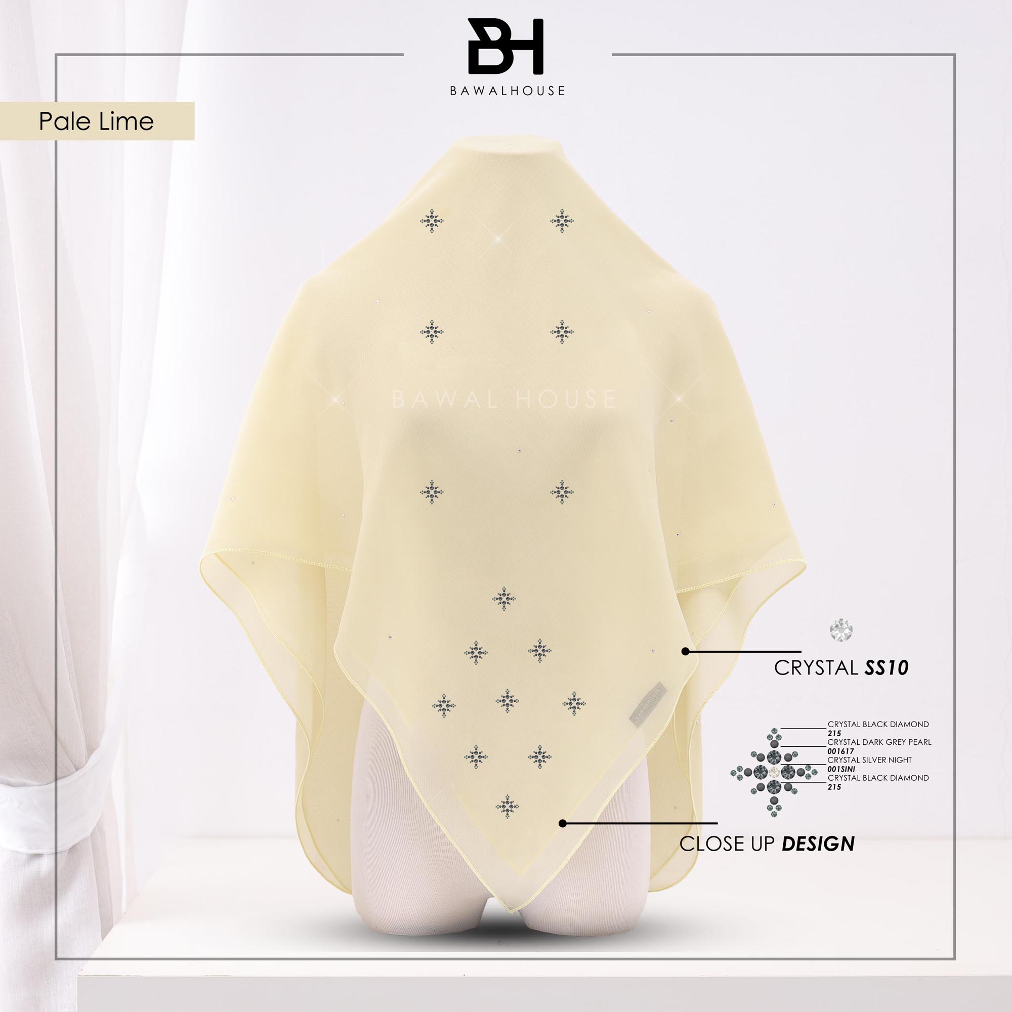 Bawal Kaisara Luxe BH06 (Pale Lime)