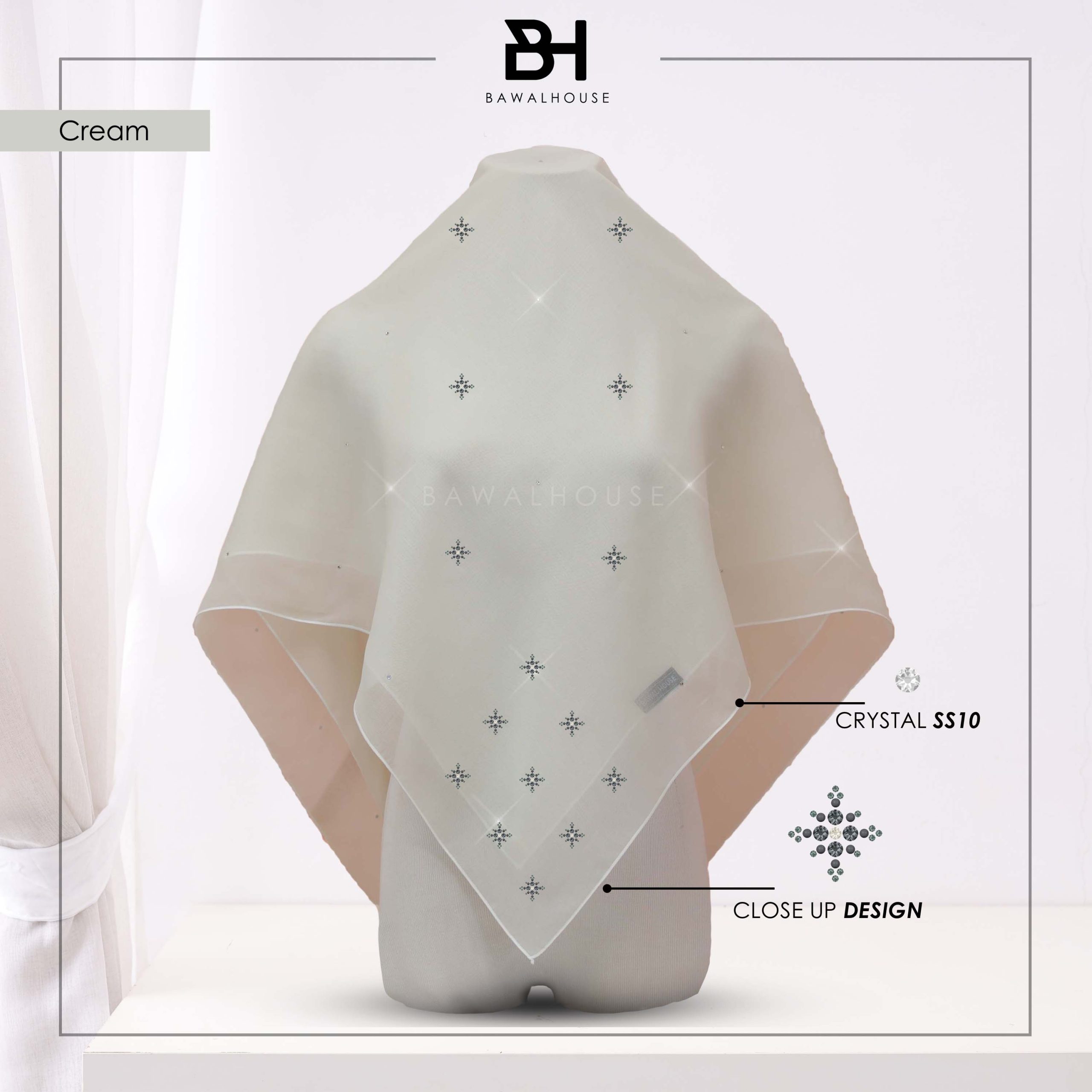 Bawal Kaisara Luxe BH04 (Cream)