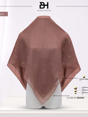 Bawal Mutiara Raindrop Luxe BH95 (Russet Tan)