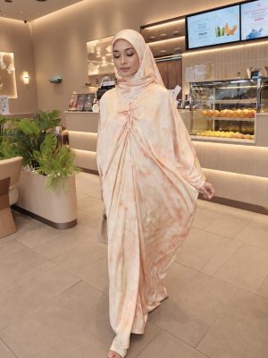 BH06 Emily Caftan (Sunset Peach - Include Bawal)