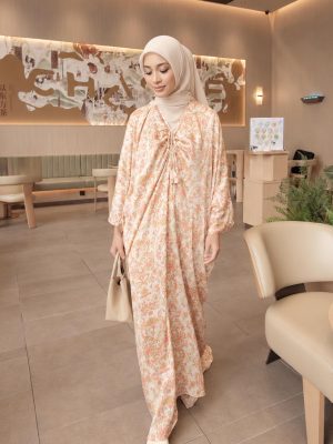 BH08 Emily Caftan (Apricot Garden)